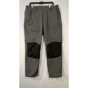Free Soldier Tactical Pants Soft shell Insulated Gray Men's 38x30 Pockets